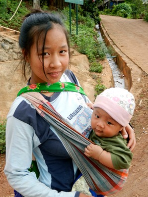 Lahu Village young mother