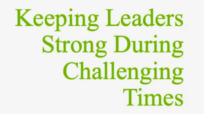 Video featuring Peter Scontrino - Keeping Leaders Strong During Challenging Times